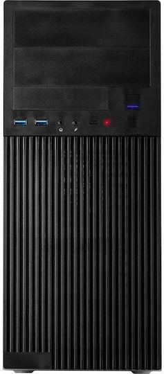 Inter-Tech IT-2815 Midi Tower Κουτί Υπολογιστή Μαύρο