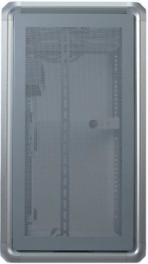 CoolerMaster MasterFrame 500 Mesh Gaming Midi Tower Κουτί Υπολογιστή με ARGB Φωτισμό Ασημί