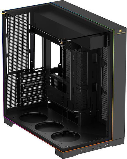 Thermalright A70 ARGB Gaming Midi-Turm Computergehäuse mit Seitenfenster Schwarz