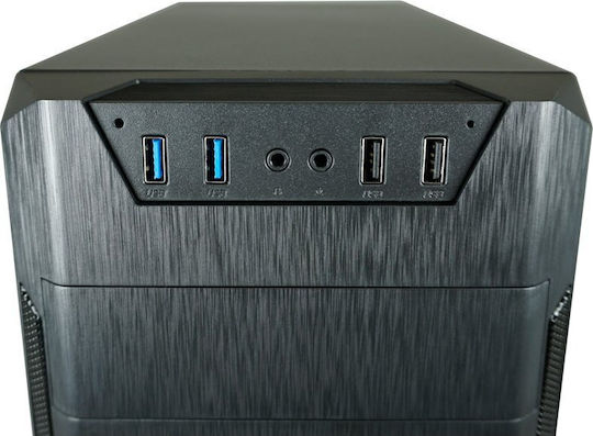 LC-Power 7040B Midi Tower Компютърна Кутия Черна
