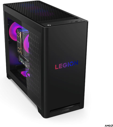 Lenovo Legion T5 30AGB10 Гейминг Настолен компютър (Ryzen 7-9800X3D/16GB DDR5/1TB SSD/GeForce RTX 5070 Ti/Без операционна система)