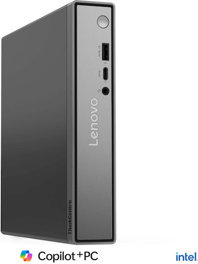 Lenovo Neo 50q Gen 6 SFF Desktop PC (Ultra 7-256V/16GB DDR5/512GB SSD/No OS) με Πληκτρολόγιο (GR)