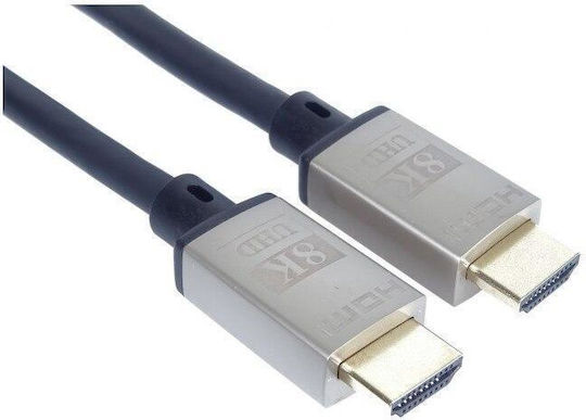 PremiumCord HDMI 2.1 Ultra High Speed 48Gbps 4K 120Hz HDR VRR Cable HDMI Male - HDMI Male 3m Black