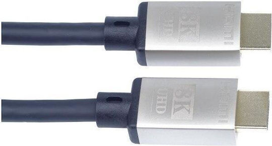 PremiumCord HDMI 2.1 Ultra High Speed 48Gbps 4K 120Hz HDR VRR Cable HDMI Male - HDMI Male 3m Black