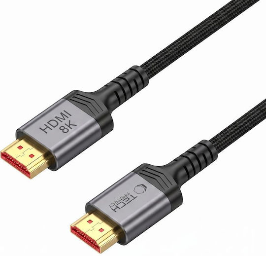 Tech-Protect HDMI 2.1 Ultra High Speed 48Gbps 4K 120Hz HDR VRR Cable HDMI Male - HDMI Male 2m Black