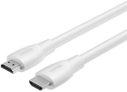 Unitek HDMI 2.1 Ultra High Speed 48Gbps 4K 120Hz HDR VRR Cable HDMI Male - HDMI Male 1.5m White