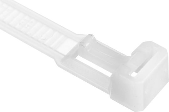 Cable Tie Opened Repeatedly 350x7,5mm White Bmwb5254e 100pcs