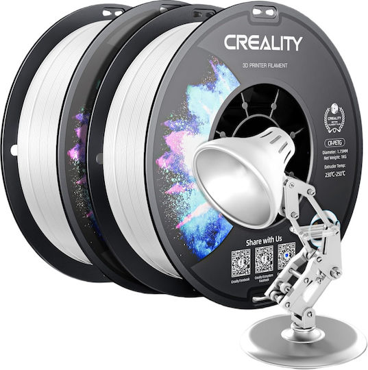 Creality3D PETG 3D Принтер Филамент 1.75мм Бял 2кг