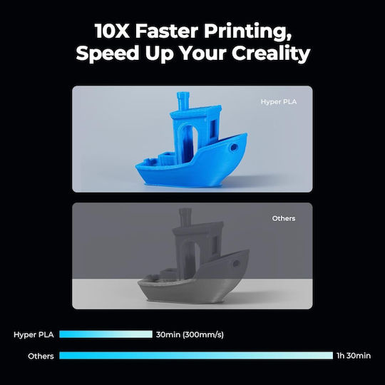 Creality3D PLA RFID 3D Printer Filament 1.75mm Stardust Coffee 1kg 1τμχ (Spool)