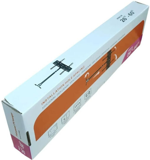 JT-05020 Βάση Τηλεόρασης Οροφής έως 60" Μαύρο