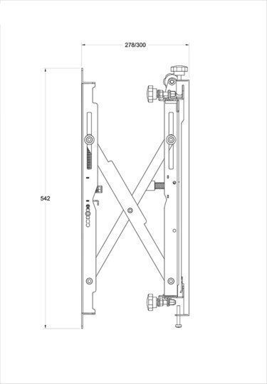 Multibrackets M Public Video Wall Mount Push HD Стойка за телевизор Стенен с рамо до 75" и 50кг