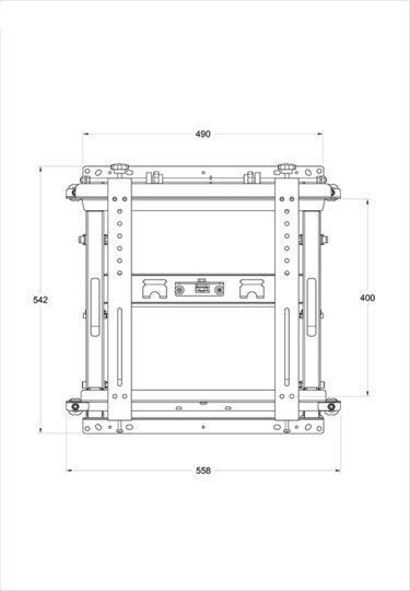 Multibrackets M Public Video Wall Mount Push HD Стойка за телевизор Стенен с рамо до 75" и 50кг