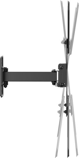 Sbox LCD-441-2 Wall Mounted TV Mount With Extension Arm Up To 65" And 30kg Silver