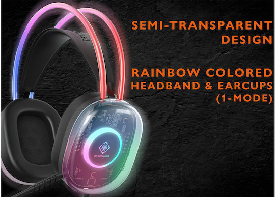 Deltaco DH230 Über Ohr Gaming-Headset mit Konnektivität 3,5 mm