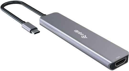 Equip USB-C Docking Station mit HDMI 4K PD Gray (133500)