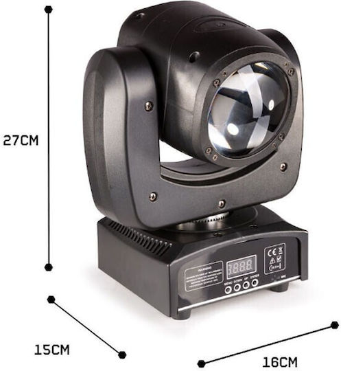 Moving Light Beam LED with Robotic Head