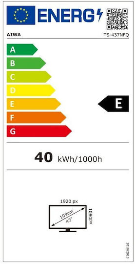 Aiwa Smart Τηλεόραση 43" Full HD QLED TS-437NFQ (2024)