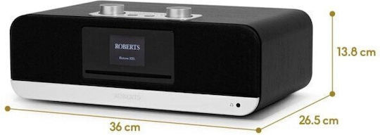 Roberts BLUTUNE300LBKE Tabletop Radio DAB+ with Bluetooth Black