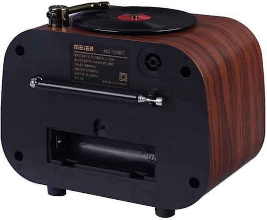 MD-1318BT Retro Tischplatte Radio Elektrisch mit Bluetooth und USB Gold