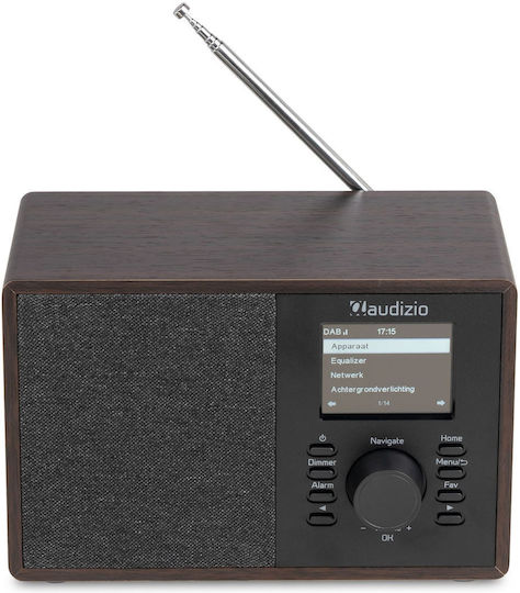Audizio Cosa Επιτραπέζιο Ραδιόφωνο DAB+ με Bluetooth Καφέ