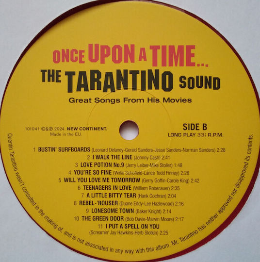 Various Once Upon A Time Tarantino Sound Great Songs From His Movies Vinyl