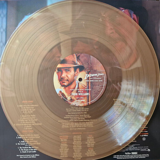 O.s.t John Williams Indiana Jones Last Crusade 2lp Sand-colour Vinyl