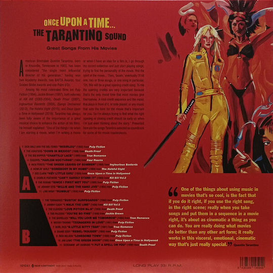 Various Once Upon A Time Tarantino Sound Great Songs From His Movies Vinyl