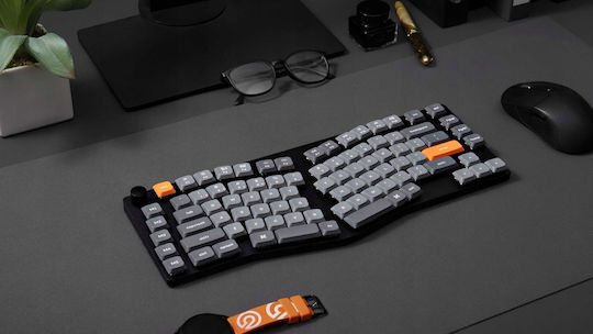 Keychron K15M-A1 Max Alice Layout K15M-A1 Wireless Gaming Mechanical Keyboard 75% With Gateron Red Switches And Illuminated Keys English US