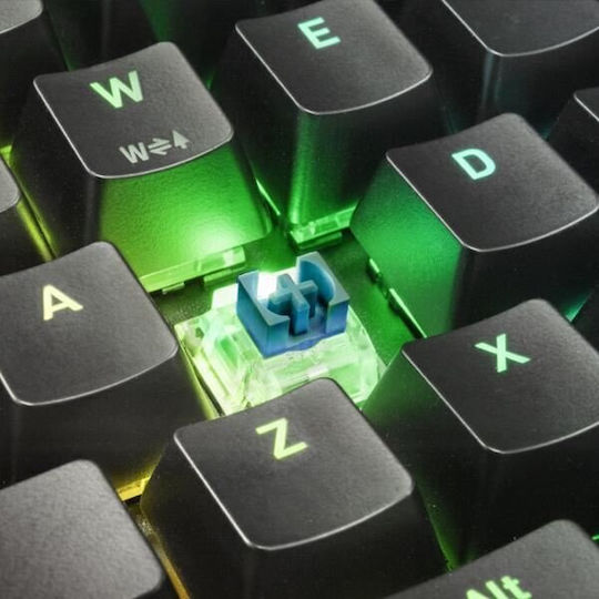 Thermaltake eSports Gaming Mechanical Keyboard with Custom Blue switches and RGB lighting (English US)