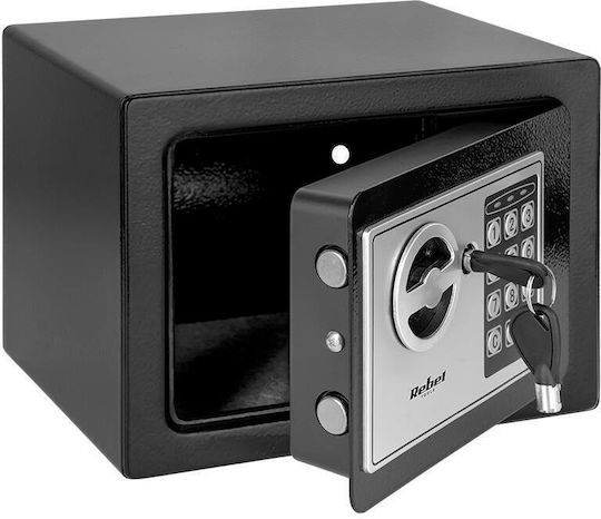 Rebel OMS Sicherheitsschränke mit Digitalem Schloss und Schlüssel M23xP17xH17cm Gewicht 1,8kg