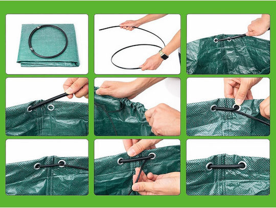 Sac de Colectare a Frunzelor 120l Mânere Întărite Reutilizabil