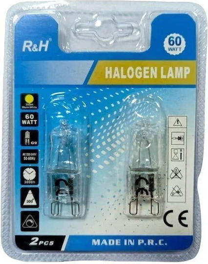 R&h Lampă Halogen 60W G9 Halogen