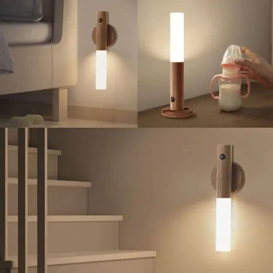 Light Modern Wall Lamp with Integrated LED and Warm White Light 18x2.5cm