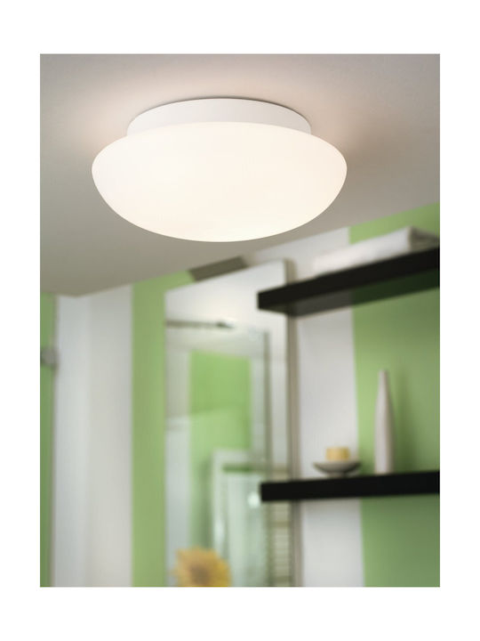 Eglo Ella Ceiling Mount Light Bathroom 28cm White with Socket E27