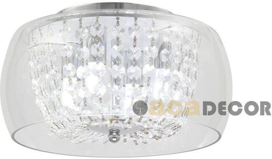 Aca Yvonne Ceiling Mount Light 30cm Gray with Socket G9