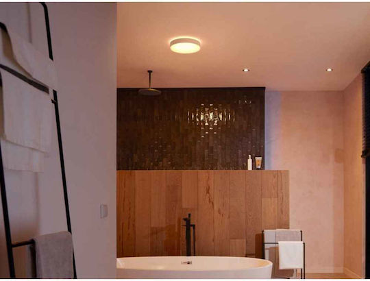 Philips Inteligent Plafonieră de Tavan Baie 38.1buc Albă cu LED Integrat și Telecomandă