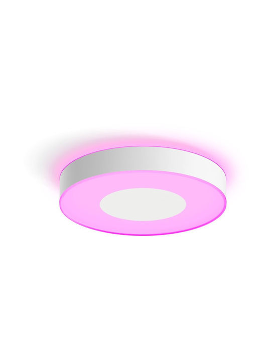 Philips Smart Ceiling Mount Light 42.5cm White with Integrated LED and Remote Control