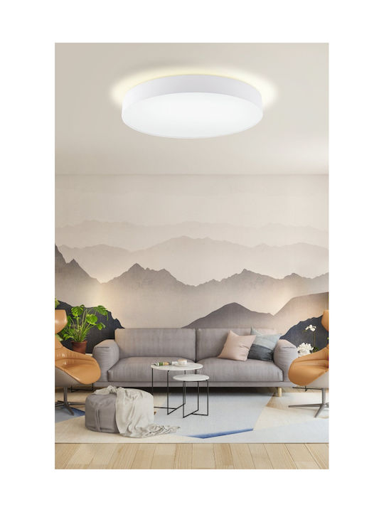 Eglo Pasteri Deckenleuchte 76cm Weiß mit Fassung E27