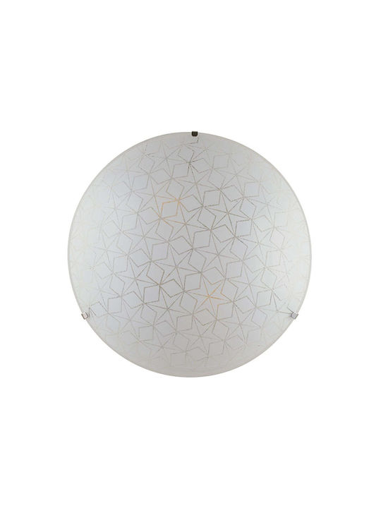 Fan Europe Esagram-PL40 Ceiling Mount Light 40cm White with Socket E27
