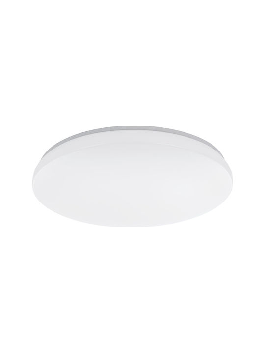 Eglo Totari-z Smart Ceiling Mount Light 53cm White with Integrated LED and Remote Control