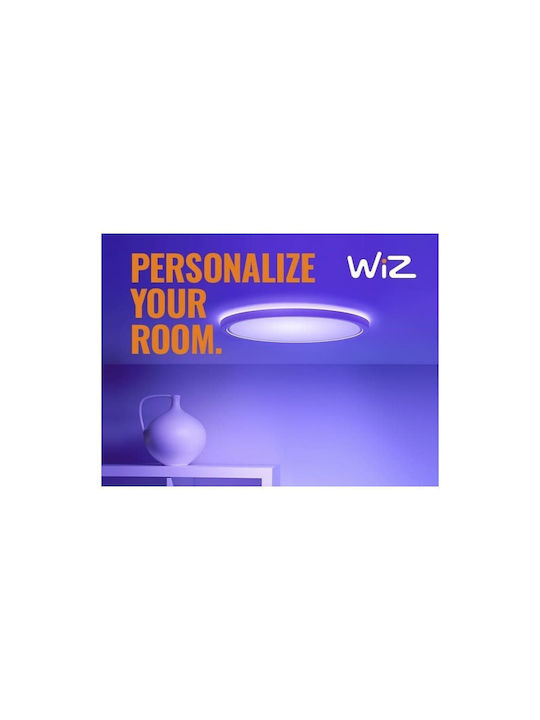 WiZ Smart Ceiling Mount Light 22cm White with Integrated LED and Remote Control