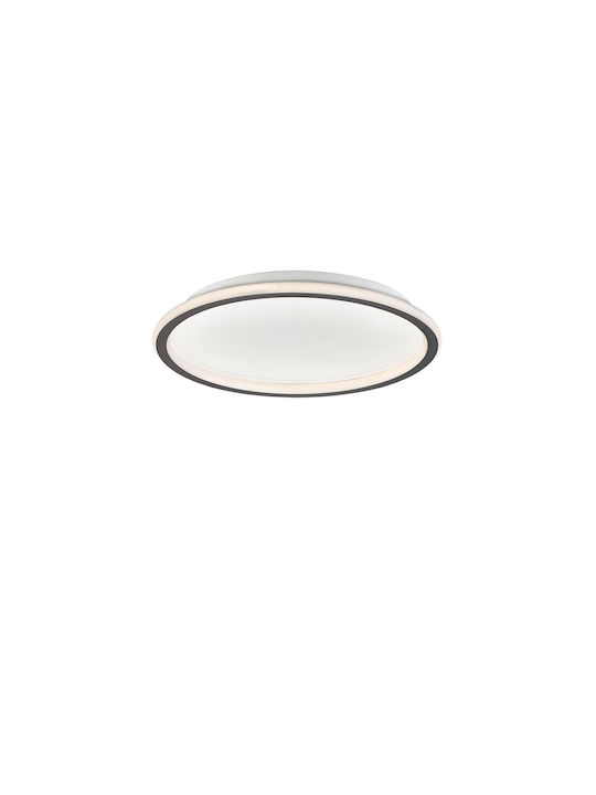 Viokef Arla Ceiling Mount Light Black with Integrated LED