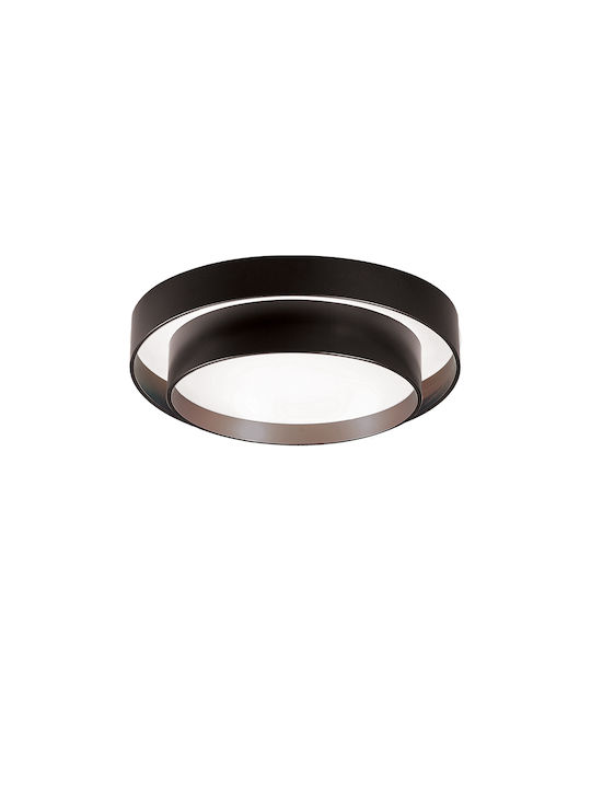 Viokef Ceiling Mount Light 45cm Black with Integrated LED