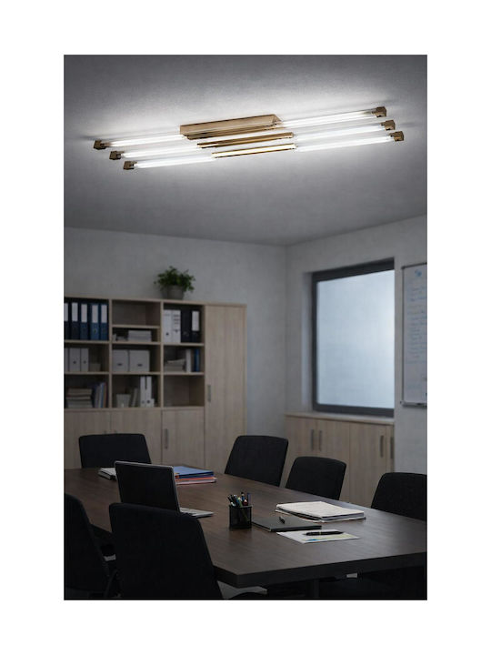 Home Lighting Ceiling Mount Light Bathroom 120cm Bronze with Socket E27