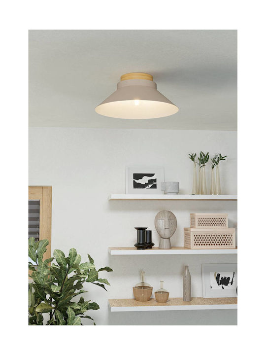 Eglo Ceiling Mount Light 40cm Beige with Socket E27