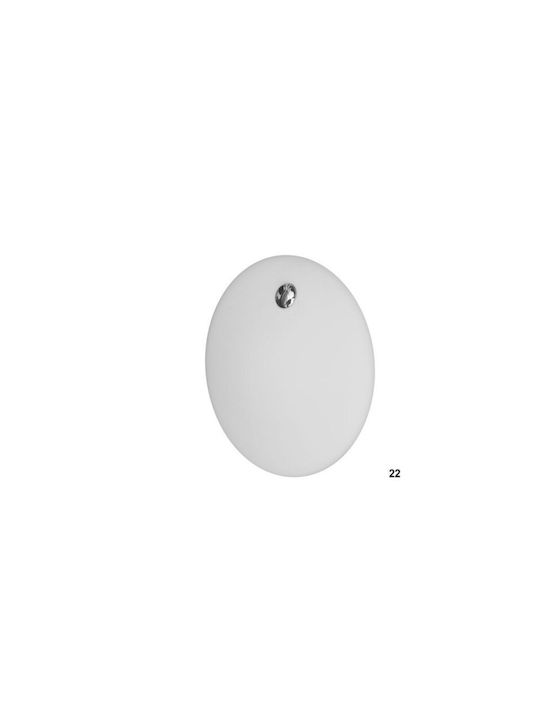 Luma Deckenleuchte 40cm Weiß mit Fassung E27