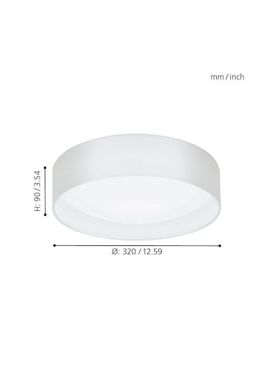 Eglo Pasteri Plafonieră de Tavan 32buc Albă cu LED Integrat