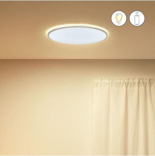 WiZ Inteligent Plafonieră de Tavan 43buc Albă cu LED Integrat și Telecomandă