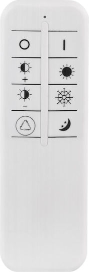 Globo Lighting Eddie Ceiling Mount Light 50cm White with Integrated LED and Remote Control