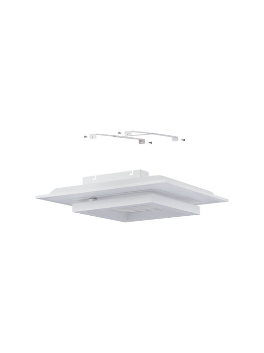Eglo Savatarila-Z Smart Ceiling Mount Light 45cm White with Integrated LED and Remote Control